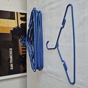 Set of 12 Blue Hangers.